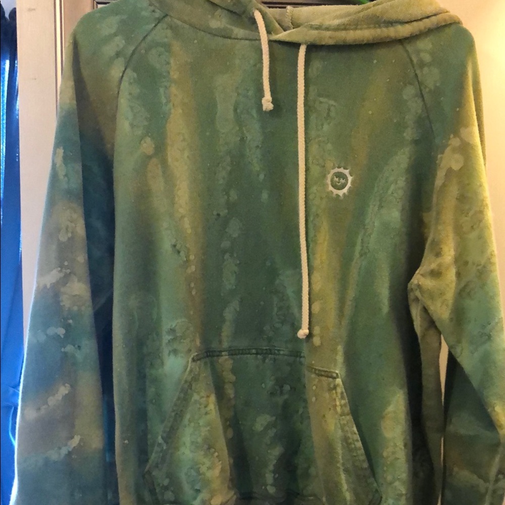 Big Bud Press Tie-Dye Green Hoodie